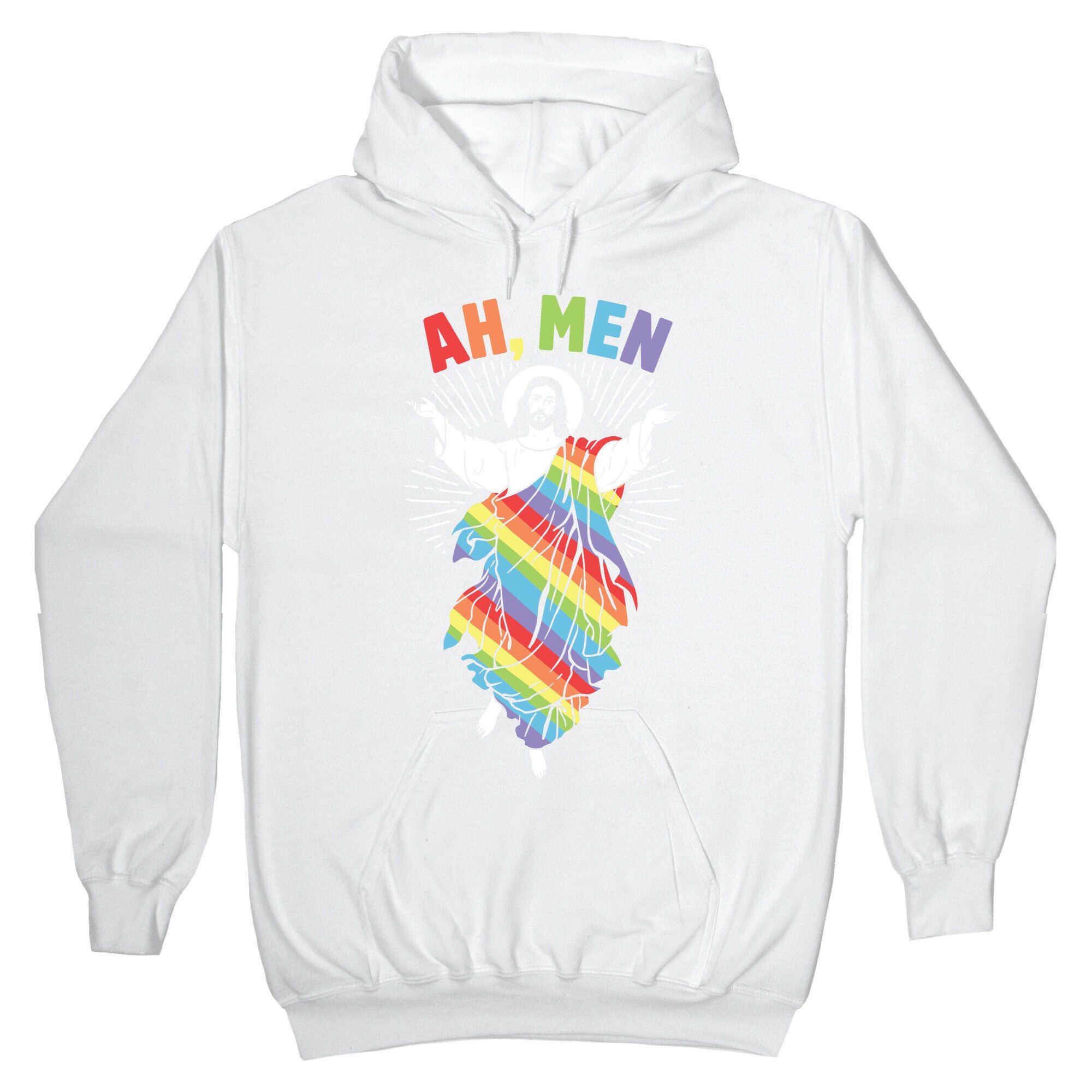 Ah, Men Gay jesus Hoodie